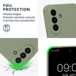 Laptop, Telefoane si Tablete - Telefoane mobile si accesorii - Accesorii Telefoane - Huse telefoane - Husa Kwmobile pentru Samsung Galaxy A57 5G, anti-alunecare, silicon, verde - Infinity.ro