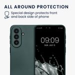 Laptop, Telefoane si Tablete - Telefoane mobile si accesorii - Accesorii Telefoane - Huse telefoane - Husa Kwmobile pentru Samsung Galaxy A57 5G, anti-alunecare, silicon, turcoaz - Infinity.ro
