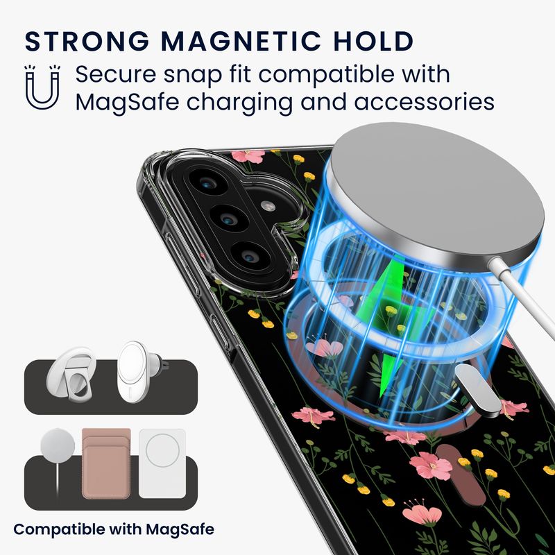 Laptop, Telefoane si Tablete - Telefoane mobile si accesorii - Accesorii Telefoane - Huse telefoane - Husa Kwmobile pentru Samsung Galaxy A57 5G, compatibilitate MagSafe, anti-alunecare, acril, TPU, transparent - Infinity.ro