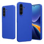Laptop, Telefoane si Tablete - Telefoane mobile si accesorii - Accesorii Telefoane - Huse telefoane - Husa Kwmobile pentru Samsung Galaxy A57 5G, incarcare wireless, anti-alunecare, silicon, albastru - Infinity.ro