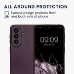 Laptop, Telefoane si Tablete - Telefoane mobile si accesorii - Accesorii Telefoane - Huse telefoane - Husa Kwmobile pentru Samsung Galaxy A57 5G, anti-alunecare, silicon, visiniu - Infinity.ro