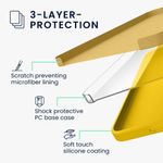 Laptop, Telefoane si Tablete - Telefoane mobile si accesorii - Accesorii Telefoane - Huse telefoane - Husa Kwmobile pentru Samsung Galaxy A57 5G, incarcare wireless, silicon, galben - Infinity.ro