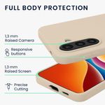 Laptop, Telefoane si Tablete - Telefoane mobile si accesorii - Accesorii Telefoane - Huse telefoane - Husa Kwmobile pentru Samsung Galaxy A57 5G, incarcare wireless, silicon, bej - Infinity.ro