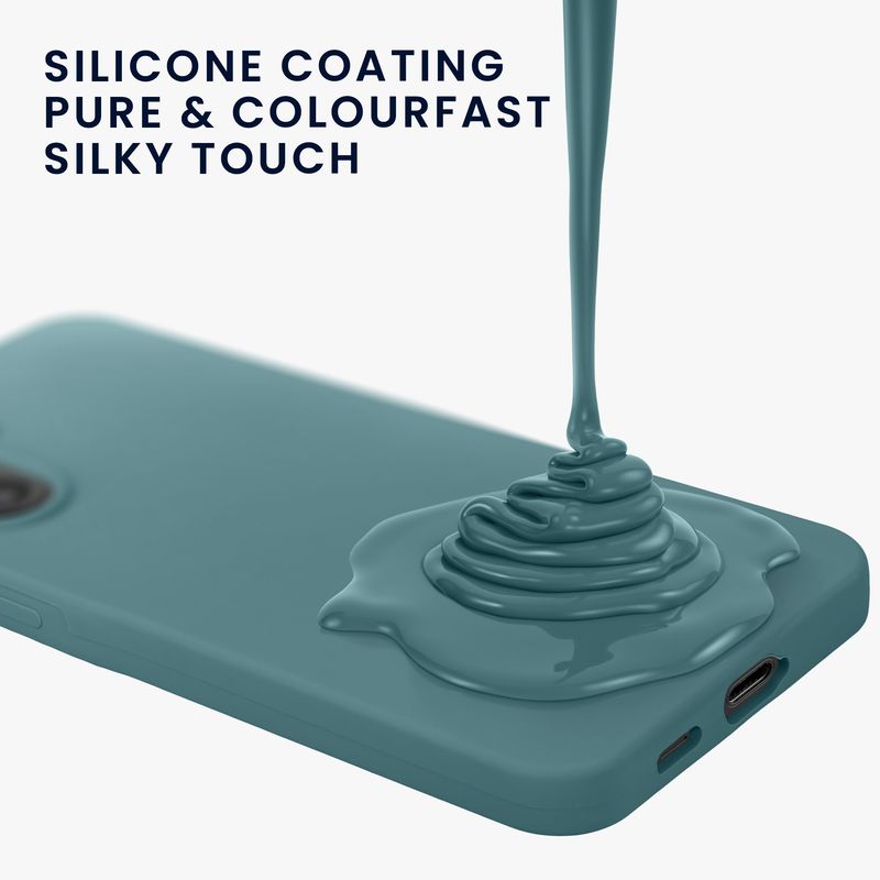 Laptop, Telefoane si Tablete - Telefoane mobile si accesorii - Accesorii Telefoane - Huse telefoane - Husa Kwmobile pentru Samsung Galaxy A57 5G, incarcare wireless, silicon, noapte - Infinity.ro