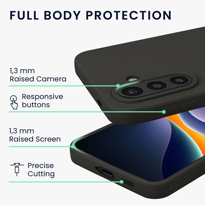 Laptop, Telefoane si Tablete - Telefoane mobile si accesorii - Accesorii Telefoane - Huse telefoane - Husa Kwmobile pentru Samsung Galaxy A57 5G, incarcare wireless, silicon, gri, TPU - Infinity.ro