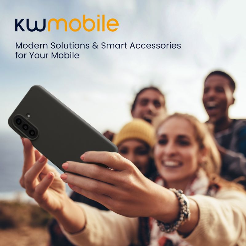 Laptop, Telefoane si Tablete - Telefoane mobile si accesorii - Accesorii Telefoane - Huse telefoane - Husa Kwmobile pentru Samsung Galaxy A57 5G, incarcare wireless, silicon, gri, TPU - Infinity.ro