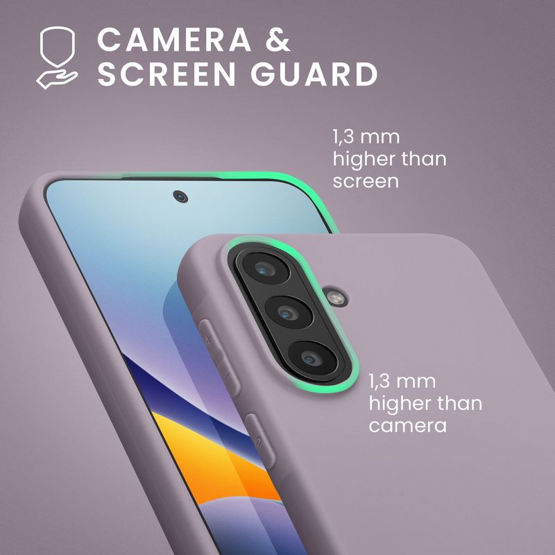 Laptop, Telefoane si Tablete - Telefoane mobile si accesorii - Accesorii Telefoane - Huse telefoane - Husa Kwmobile pentru Samsung Galaxy A57 5G, incarcare wireless, silicon, mov, TPU - Infinity.ro