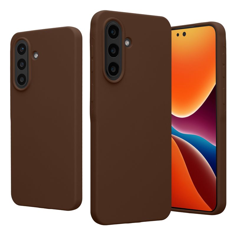 Laptop, Telefoane si Tablete - Telefoane mobile si accesorii - Accesorii Telefoane - Huse telefoane - Husa Kwmobile pentru Samsung Galaxy A57 5G, incarcare wireless, silicon, maro - Infinity.ro