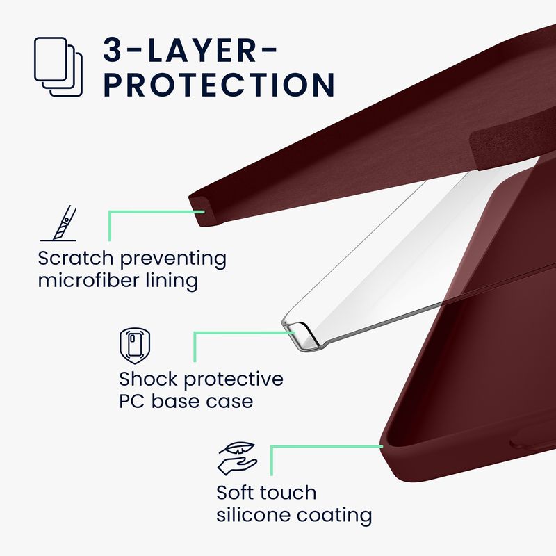 Laptop, Telefoane si Tablete - Telefoane mobile si accesorii - Accesorii Telefoane - Huse telefoane - Husa Kwmobile pentru Samsung Galaxy A57 5G, incarcare wireless, silicon, mov - Infinity.ro