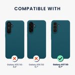 Laptop, Telefoane si Tablete - Telefoane mobile si accesorii - Accesorii Telefoane - Huse telefoane - Husa Kwmobile pentru Samsung Galaxy A57 5G, incarcare wireless, silicon, turcoaz - Infinity.ro
