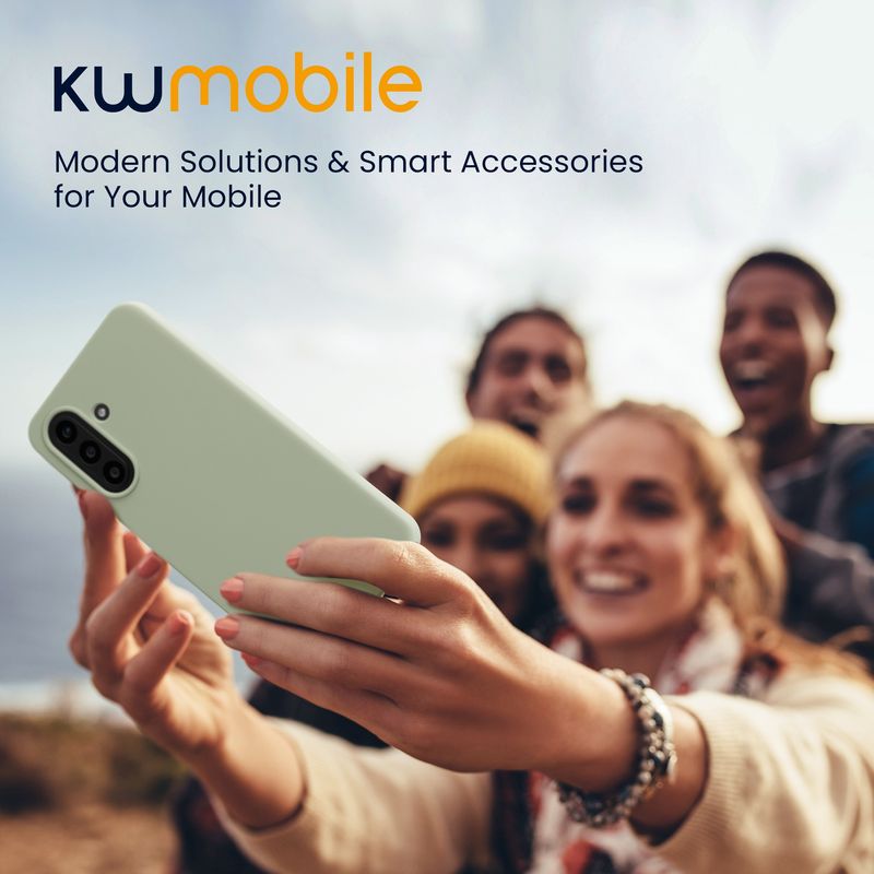 Laptop, Telefoane si Tablete - Telefoane mobile si accesorii - Accesorii Telefoane - Huse telefoane - Husa Kwmobile pentru Samsung Galaxy A57 5G, incarcare wireless, silicon, verde - Infinity.ro