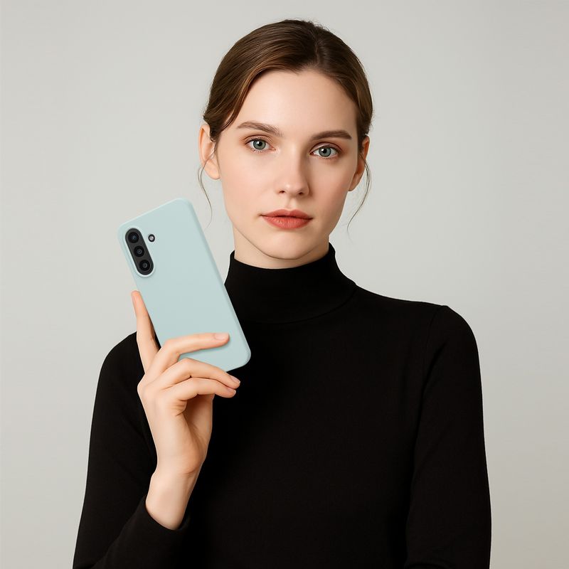 Laptop, Telefoane si Tablete - Telefoane mobile si accesorii - Accesorii Telefoane - Huse telefoane - Husa Kwmobile pentru Samsung Galaxy A57 5G, incarcare wireless, silicon, verde, TPU - Infinity.ro