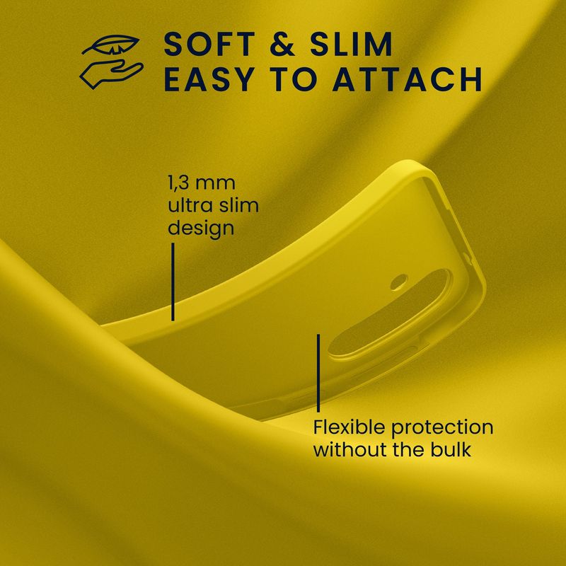 Laptop, Telefoane si Tablete - Telefoane mobile si accesorii - Accesorii Telefoane - Huse telefoane - Husa Kwmobile pentru Samsung Galaxy A57 5G, incarcare wireless, TPU, galben - Infinity.ro