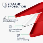 Laptop, Telefoane si Tablete - Telefoane mobile si accesorii - Accesorii Telefoane - Huse telefoane - Husa Kwmobile pentru Samsung Galaxy A57 5G, incarcare wireless, silicon, rosu - Infinity.ro