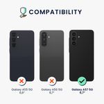 Laptop, Telefoane si Tablete - Telefoane mobile si accesorii - Accesorii Telefoane - Huse telefoane - Husa Kwmobile pentru Samsung Galaxy A57 5G, incarcare wireless, TPU, gri - Infinity.ro