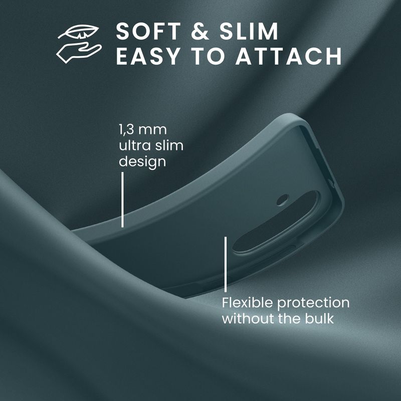 Laptop, Telefoane si Tablete - Telefoane mobile si accesorii - Accesorii Telefoane - Huse telefoane - Husa Kwmobile pentru Samsung Galaxy A57 5G, incarcare wireless, TPU, gri - Infinity.ro