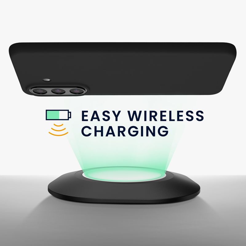 Laptop, Telefoane si Tablete - Telefoane mobile si accesorii - Accesorii Telefoane - Huse telefoane - Husa Kwmobile pentru Samsung Galaxy A57 5G, incarcare wireless, TPU, negru - Infinity.ro