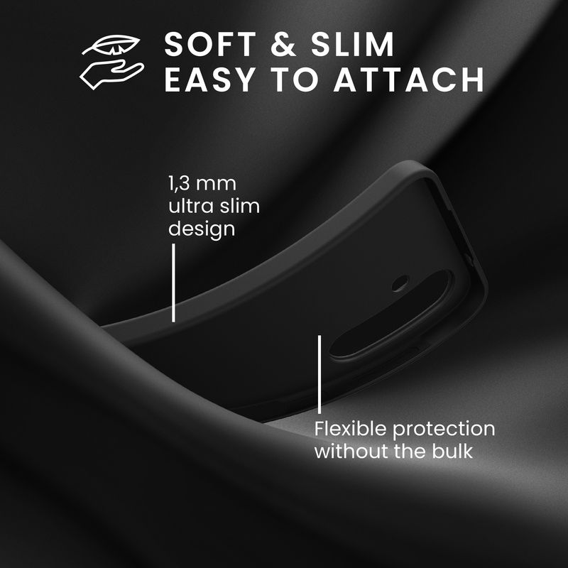 Laptop, Telefoane si Tablete - Telefoane mobile si accesorii - Accesorii Telefoane - Huse telefoane - Husa Kwmobile pentru Samsung Galaxy A57 5G, incarcare wireless, TPU, negru - Infinity.ro