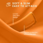 Laptop, Telefoane si Tablete - Telefoane mobile si accesorii - Accesorii Telefoane - Huse telefoane - Husa Kwmobile pentru Samsung Galaxy A57 5G, incarcare wireless, TPU, portocaliu - Infinity.ro