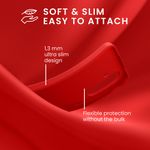 Laptop, Telefoane si Tablete - Telefoane mobile si accesorii - Accesorii Telefoane - Huse telefoane - Husa Kwmobile pentru Samsung Galaxy A57 5G, incarcare wireless, TPU, rosu - Infinity.ro