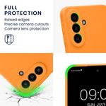 Laptop, Telefoane si Tablete - Telefoane mobile si accesorii - Accesorii Telefoane - Huse telefoane - Husa Kwmobile pentru Samsung Galaxy A57 5G, protectie la zgarieturi, silicon, portocaliu - Infinity.ro