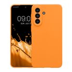 Laptop, Telefoane si Tablete - Telefoane mobile si accesorii - Accesorii Telefoane - Huse telefoane - Husa Kwmobile pentru Samsung Galaxy A57 5G, protectie la zgarieturi, silicon, portocaliu - Infinity.ro