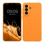 Laptop, Telefoane si Tablete - Telefoane mobile si accesorii - Accesorii Telefoane - Huse telefoane - Husa Kwmobile pentru Samsung Galaxy A57 5G, protectie la zgarieturi, silicon, portocaliu - Infinity.ro