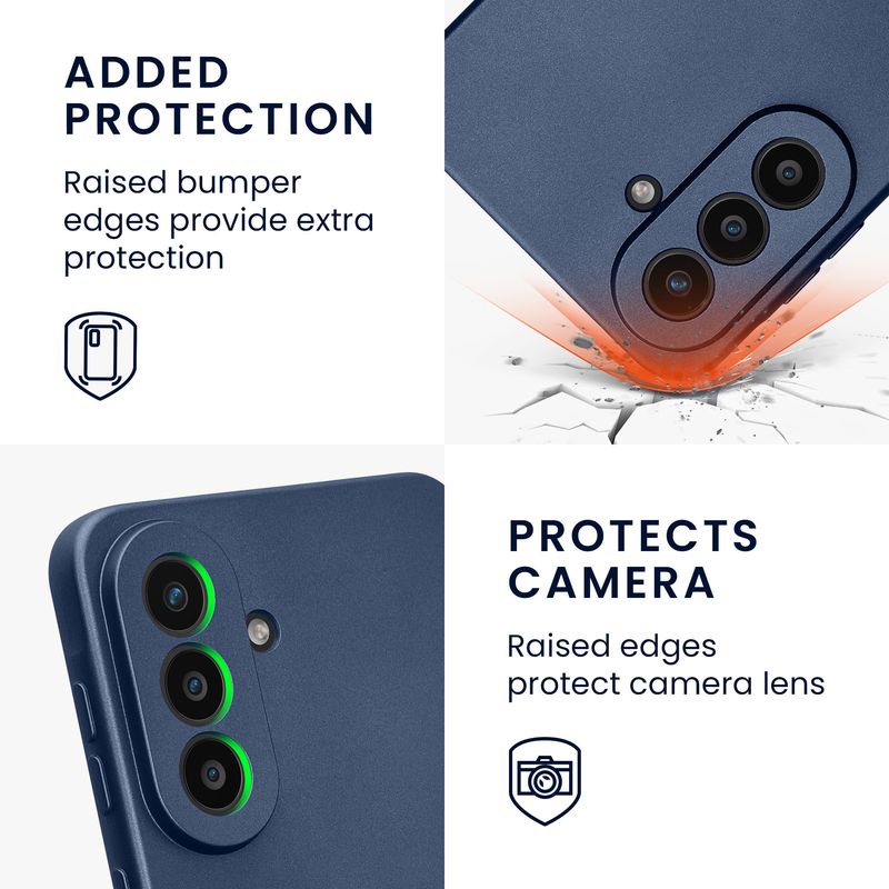 Laptop, Telefoane si Tablete - Telefoane mobile si accesorii - Accesorii Telefoane - Huse telefoane - Husa Kwmobile pentru Samsung Galaxy A57 5G, protectie la zgarieturi, silicon, albastru - Infinity.ro
