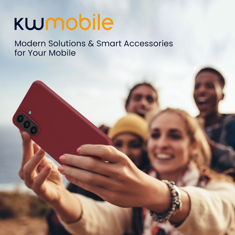 Laptop, Telefoane si Tablete - Telefoane mobile si accesorii - Accesorii Telefoane - Huse telefoane - Husa Kwmobile pentru Samsung Galaxy A57 5G, incarcare wireless, TPU, mov - Infinity.ro