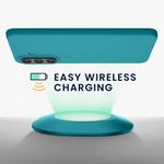 Laptop, Telefoane si Tablete - Telefoane mobile si accesorii - Accesorii Telefoane - Huse telefoane - Husa Kwmobile pentru Samsung Galaxy A57 5G, incarcare wireless, TPU, turcoaz - Infinity.ro