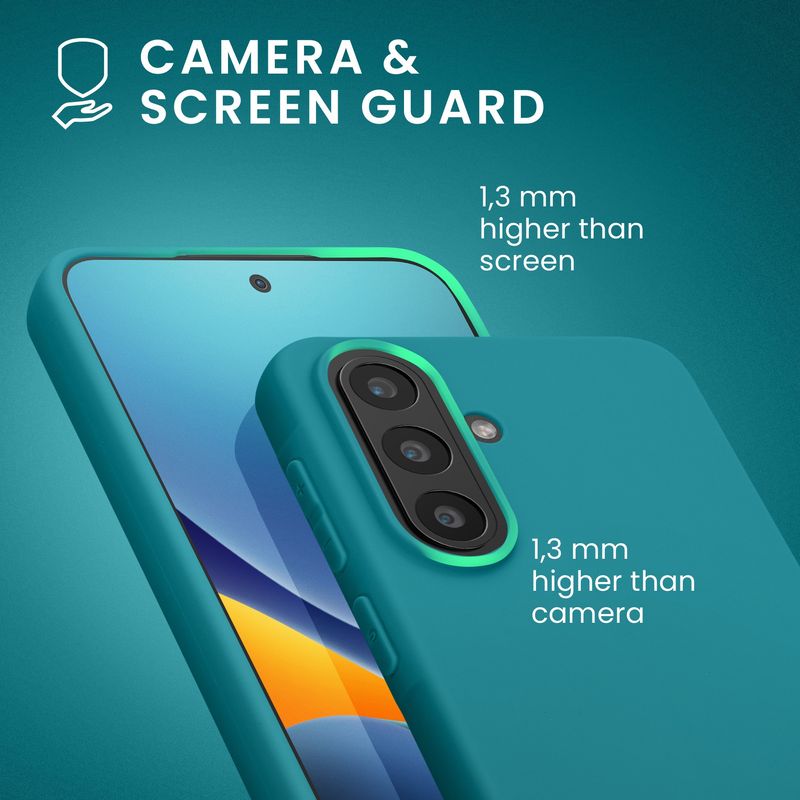 Laptop, Telefoane si Tablete - Telefoane mobile si accesorii - Accesorii Telefoane - Huse telefoane - Husa Kwmobile pentru Samsung Galaxy A57 5G, incarcare wireless, TPU, turcoaz - Infinity.ro