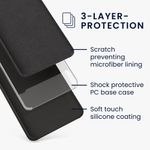 Laptop, Telefoane si Tablete - Telefoane mobile si accesorii - Accesorii Telefoane - Huse telefoane - Husa Kwmobile pentru Samsung Galaxy A72, incarcare wireless, silicon, gri - Infinity.ro
