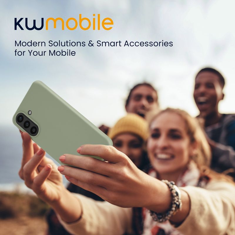 Laptop, Telefoane si Tablete - Telefoane mobile si accesorii - Accesorii Telefoane - Huse telefoane - Husa Kwmobile pentru Samsung Galaxy A57 5G, incarcare wireless, TPU, verde - Infinity.ro