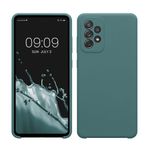 Laptop, Telefoane si Tablete - Telefoane mobile si accesorii - Accesorii Telefoane - Huse telefoane - Husa Kwmobile pentru Samsung Galaxy A72, incarcare wireless, silicon, albastru - Infinity.ro