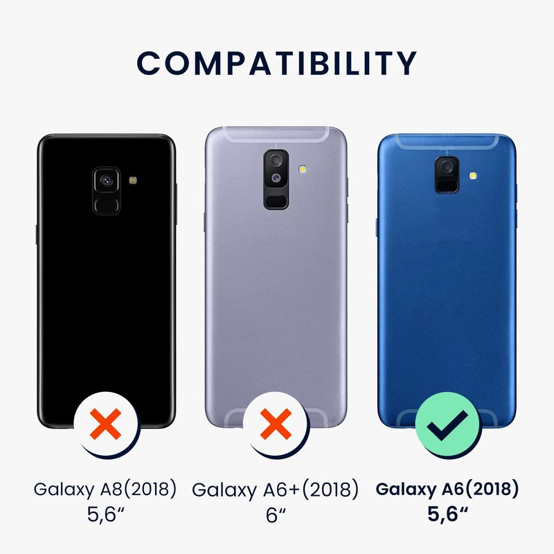 Laptop, Telefoane si Tablete - Telefoane mobile si accesorii - Accesorii Telefoane - Huse telefoane - Husa Kwmobile pentru Samsung Galaxy A6 (2018), anti-alunecare, silicon, rosu - Infinity.ro