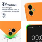 Laptop, Telefoane si Tablete - Telefoane mobile si accesorii - Accesorii Telefoane - Huse telefoane - Husa Kwmobile pentru Samsung Galaxy A06, anti-alunecare, silicon, portocaliu - Infinity.ro