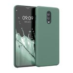Laptop, Telefoane si Tablete - Telefoane mobile si accesorii - Accesorii Telefoane - Huse telefoane - Husa Kwmobile pentru OnePlus 6T, incarcare wireless, silicon, verde - Infinity.ro
