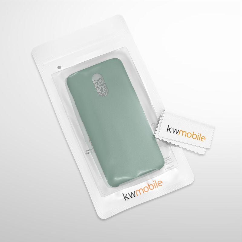 Laptop, Telefoane si Tablete - Telefoane mobile si accesorii - Accesorii Telefoane - Huse telefoane - Husa Kwmobile pentru OnePlus 6T, incarcare wireless, silicon, verde - Infinity.ro