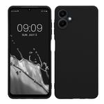 Laptop, Telefoane si Tablete - Telefoane mobile si accesorii - Accesorii Telefoane - Huse telefoane - Husa Kwmobile pentru Samsung Galaxy A06, anti-alunecare, silicon, negru - Infinity.ro