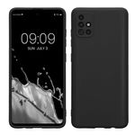 Laptop, Telefoane si Tablete - Telefoane mobile si accesorii - Accesorii Telefoane - Huse telefoane - Husa Kwmobile pentru Samsung Galaxy A51, anti-alunecare, silicon, negru - Infinity.ro