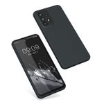 Laptop, Telefoane si Tablete - Telefoane mobile si accesorii - Accesorii Telefoane - Huse telefoane - Husa Kwmobile pentru Samsung Galaxy A33 5G, incarcare wireless, silicon, afine - Infinity.ro