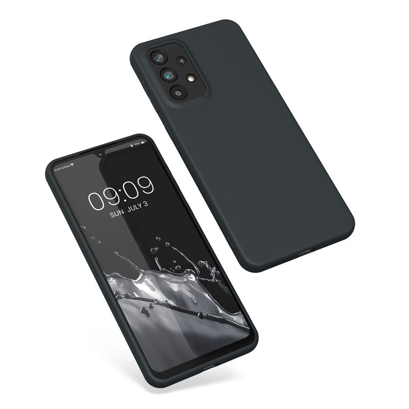 Laptop, Telefoane si Tablete - Telefoane mobile si accesorii - Accesorii Telefoane - Huse telefoane - Husa Kwmobile pentru Samsung Galaxy A33 5G, incarcare wireless, silicon, afine - Infinity.ro