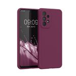 Laptop, Telefoane si Tablete - Telefoane mobile si accesorii - Accesorii Telefoane - Huse telefoane - Husa Kwmobile pentru Samsung Galaxy A33 5G, incarcare wireless, anti-alunecare, silicon, mov - Infinity.ro