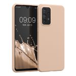 Laptop, Telefoane si Tablete - Telefoane mobile si accesorii - Accesorii Telefoane - Huse telefoane - Husa Kwmobile pentru Samsung Galaxy A33 5G, incarcare wireless, silicon, bej - Infinity.ro