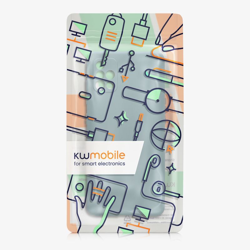 Laptop, Telefoane si Tablete - Telefoane mobile si accesorii - Accesorii Telefoane - Huse telefoane - Husa Kwmobile pentru Samsung Galaxy A51, anti-alunecare, silicon, noapte - Infinity.ro