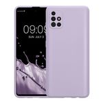 Laptop, Telefoane si Tablete - Telefoane mobile si accesorii - Accesorii Telefoane - Huse telefoane - Husa Kwmobile pentru Samsung Galaxy A51, anti-alunecare, protectie la zgarieturi, silicon, mov - Infinity.ro