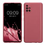 Laptop, Telefoane si Tablete - Telefoane mobile si accesorii - Accesorii Telefoane - Huse telefoane - Husa Kwmobile pentru Samsung Galaxy A51, anti-alunecare, protectie la zgarieturi, silicon, roz - Infinity.ro