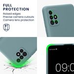 Laptop, Telefoane si Tablete - Telefoane mobile si accesorii - Accesorii Telefoane - Huse telefoane - Husa Kwmobile pentru Samsung Galaxy A51, anti-alunecare, silicon, noapte - Infinity.ro