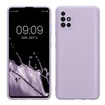 Laptop, Telefoane si Tablete - Telefoane mobile si accesorii - Accesorii Telefoane - Huse telefoane - Husa Kwmobile pentru Samsung Galaxy A51, anti-alunecare, protectie la zgarieturi, silicon, mov - Infinity.ro