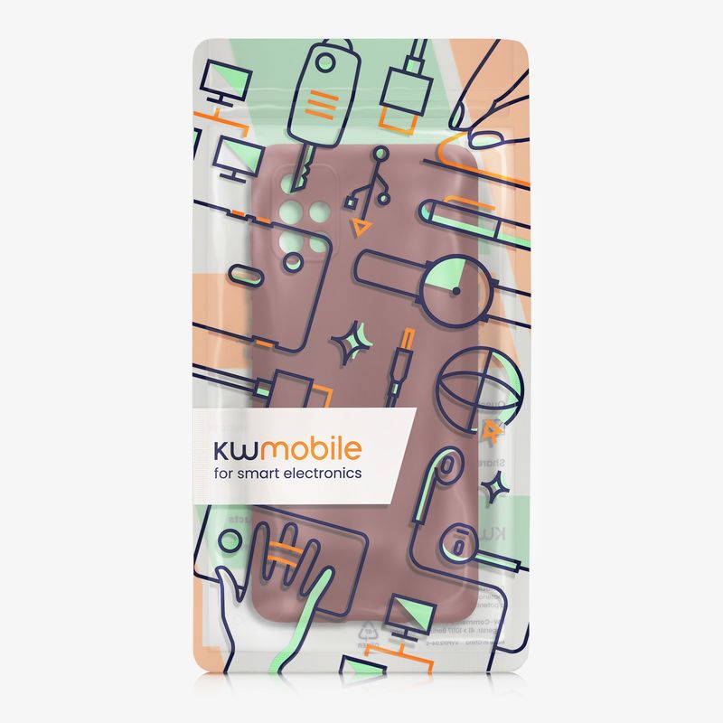 Laptop, Telefoane si Tablete - Telefoane mobile si accesorii - Accesorii Telefoane - Huse telefoane - Husa Kwmobile pentru Samsung Galaxy A51, anti-alunecare, silicon, mov - Infinity.ro